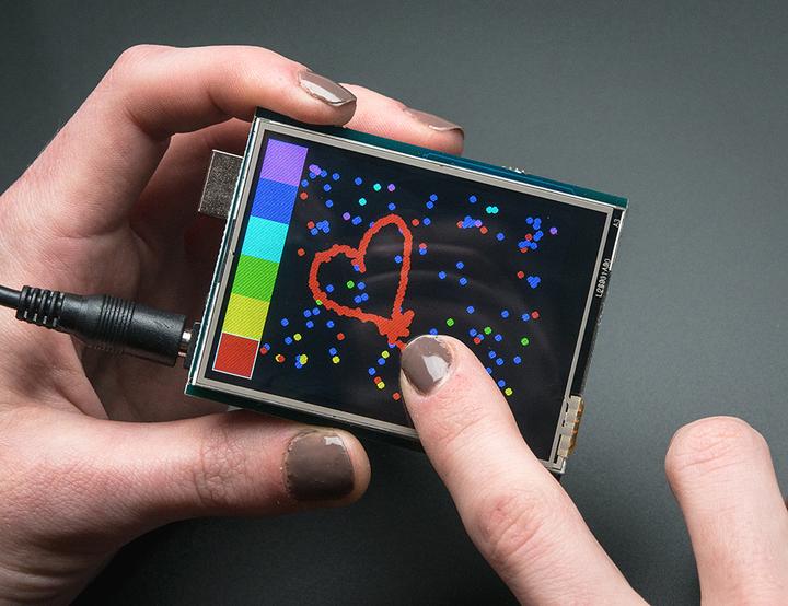 Adafruit 2.8" TFT Touch Shield per Arduino v2 (Riparo)