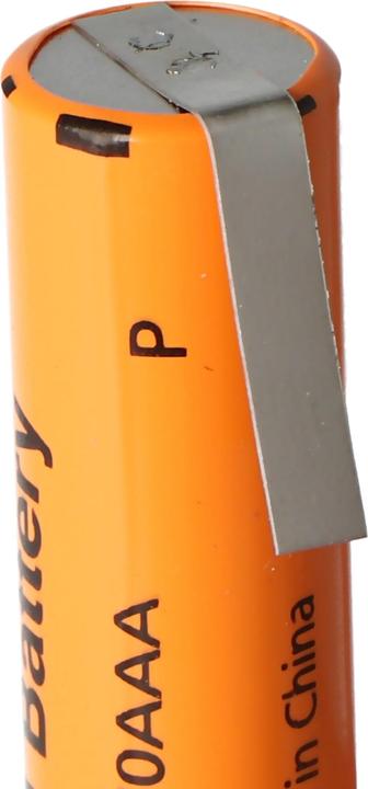 Image du produit Panasonic Sanyo HR-AAAU Batterie NiMH Micro AAA Flat Top avec cosse à souder en forme de U (AAA, 730 mAh)