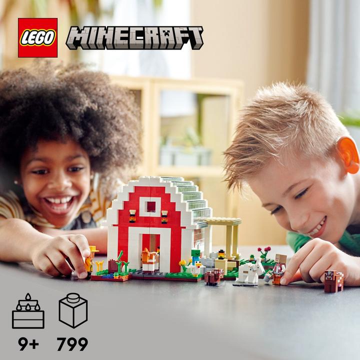 Actual product image LEGO The red barn (21187, LEGO Minecraft)