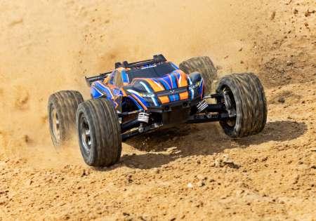 Actual product image Traxxas Rustler 4x4 Vxl HD without battery and charger (RTR Ready-to-Run)