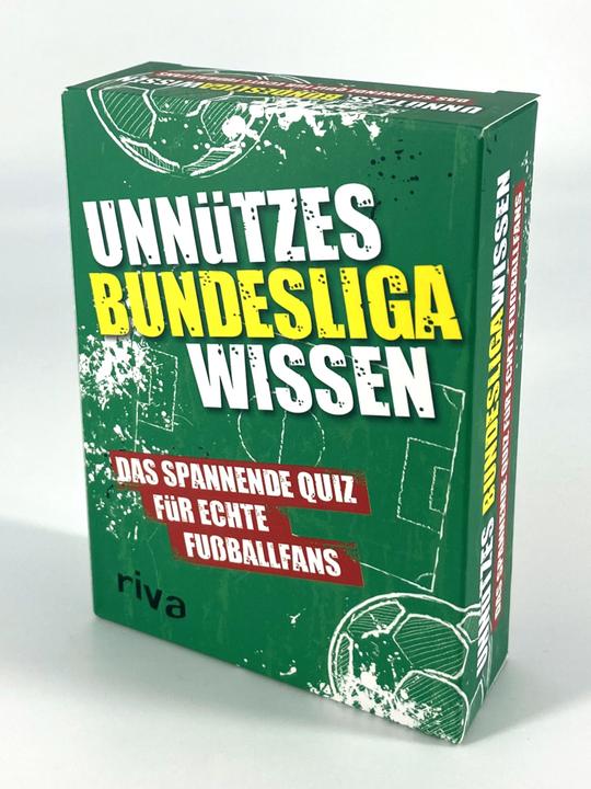 Produktbild Unnützes Bundesligawissen – Das spannende Quiz für echte Fussballfans (Deutsch)