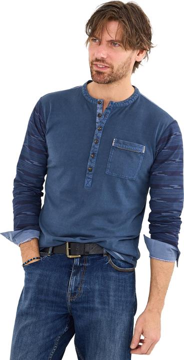 Actual product image Joe Browns Contrast Aztec Long Sleeve Henley (XL)