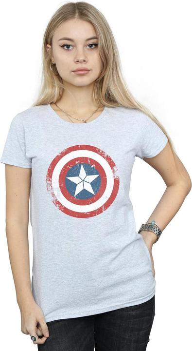 Produktbild Captain America Civil War Distressed Shield TShirt (S)