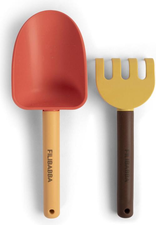 Produktbild Filibabba Strandset Schaufel und Rechen - Peach Mix