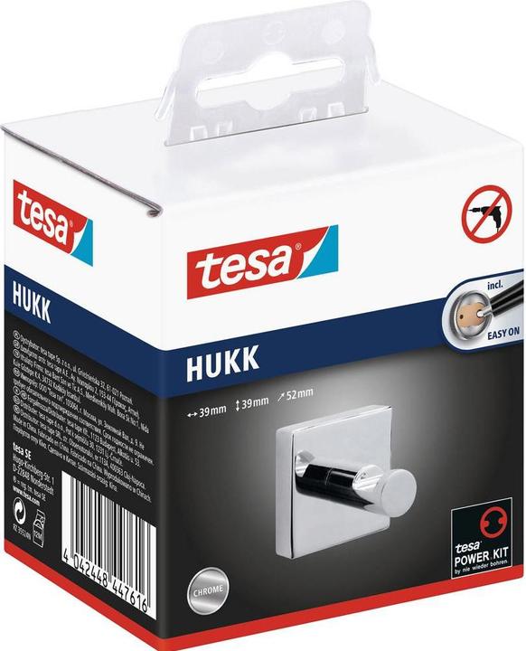 Image du produit tesa 40250-00000-00 hukk crochet adhésif chrome (brillant)