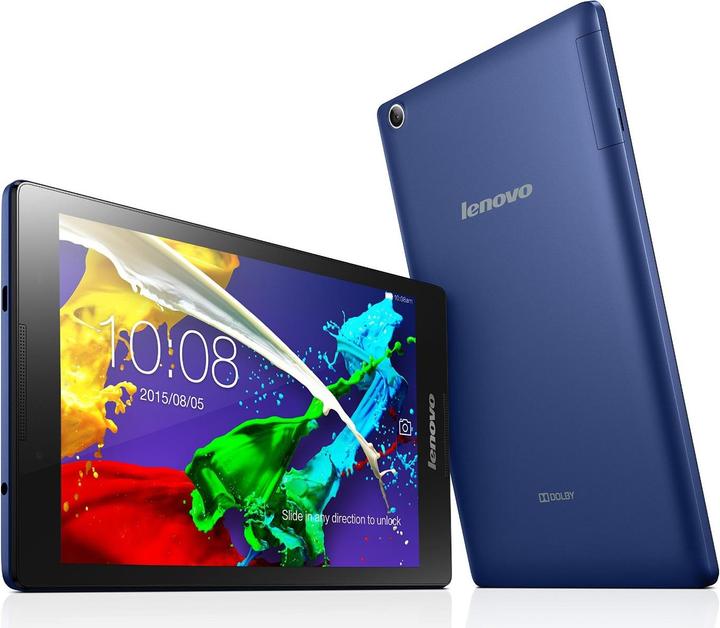 Actual product image Lenovo Tab 2 A8-50L (4G, 8", 16 GB, Dark Blue)