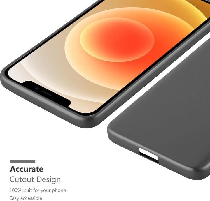 Actual product image Cadorabo TPU Matt Metallic Cover (Apple iPhone 12 mini)