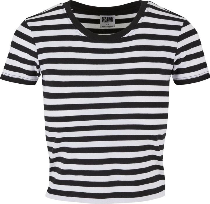 Urban Classics Ladies Short Striped Tee - 142651