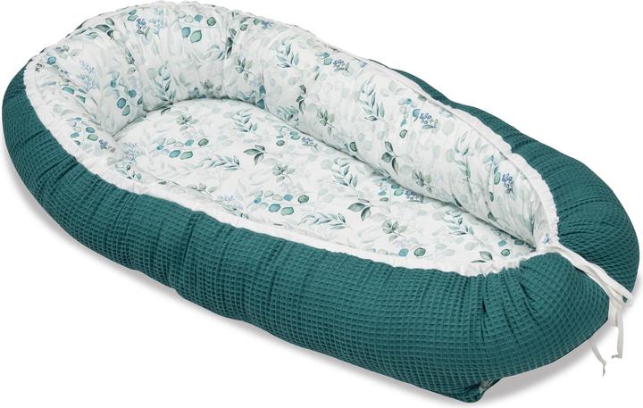 Immagine prodotto Ullenboom Baby Nest Eucalyptus Petrol 55 x 95 cm