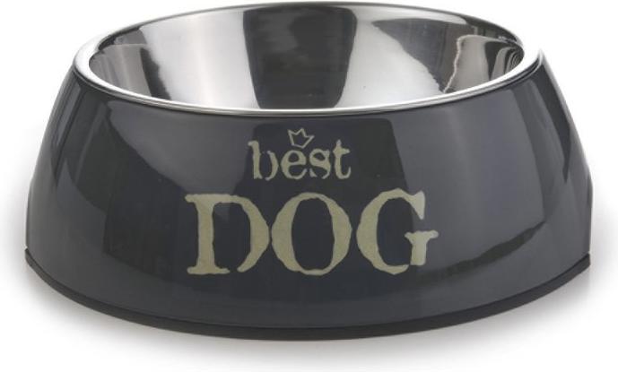 Beeztees Bz Melam Bowl Rd Best Dog Gray