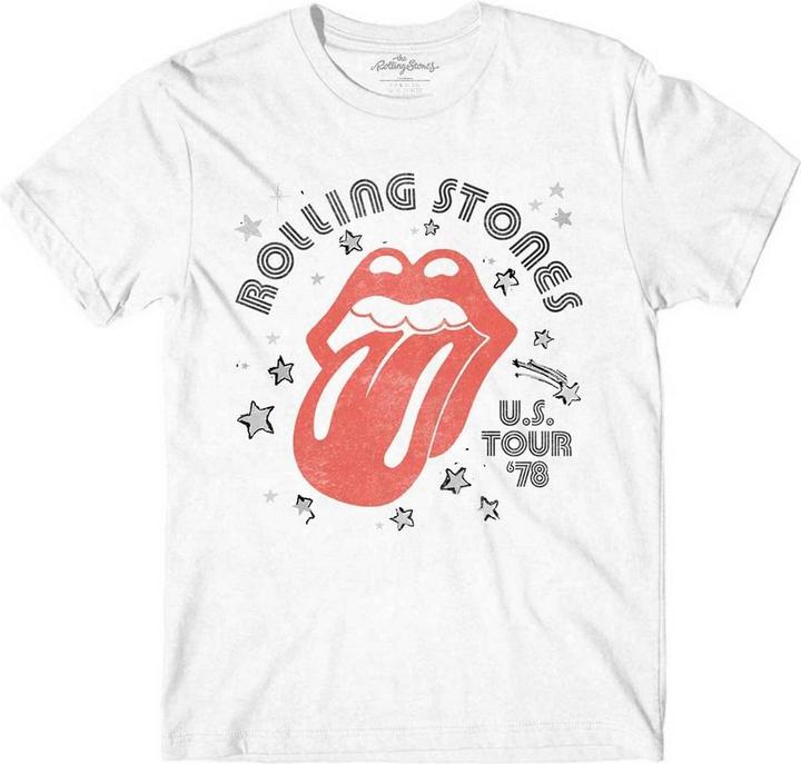 The Rolling Stones Unisex Adult Aero Tongue T-Shirt (XL)