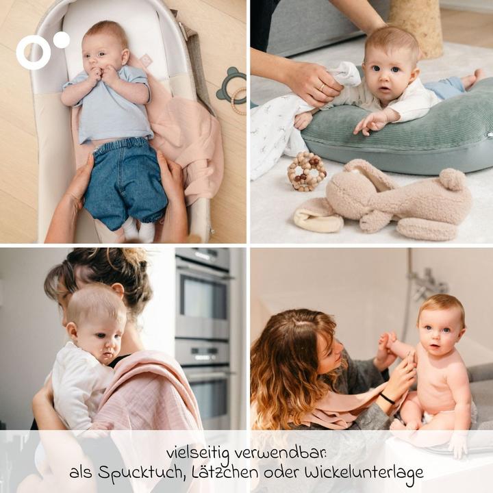 Actual product image Doomoo Mulltücher 3er Pack (70 cm, 70 cm)