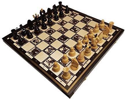 Actual product image Filipek Wood WOODEN ROYAL CHESS 35 cm (German)