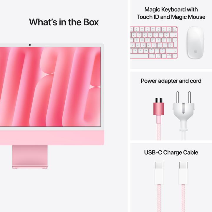 Produktbild Apple iMac 2024 (M4, 16 GB, 512 GB, Apple M4 10-Core)