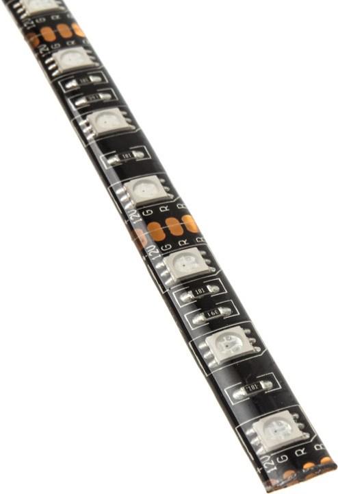 Actual product image Aqua Computer RGB LED Strip, IP65, black - 25cm (RGB)