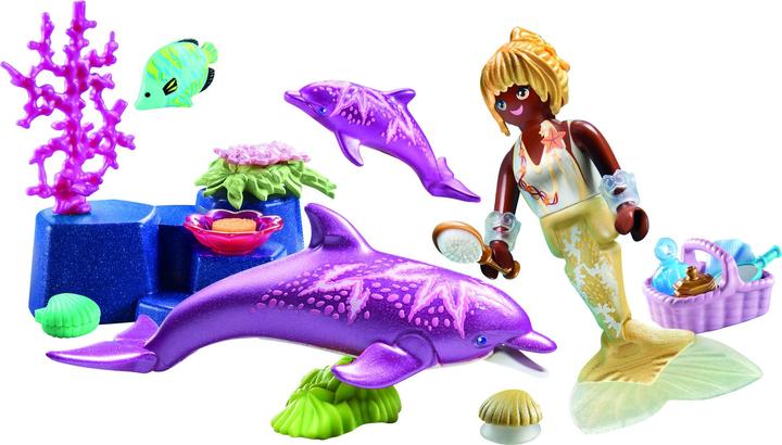 Produktbild Playmobil Meerjungfrau mit Delfinen (71501, Playmobil Princess Magic)