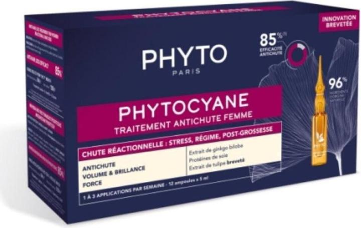 Immagine prodotto Phyto Phytocyans Perdita di capelli reattiva 12x5ml (5 ml)