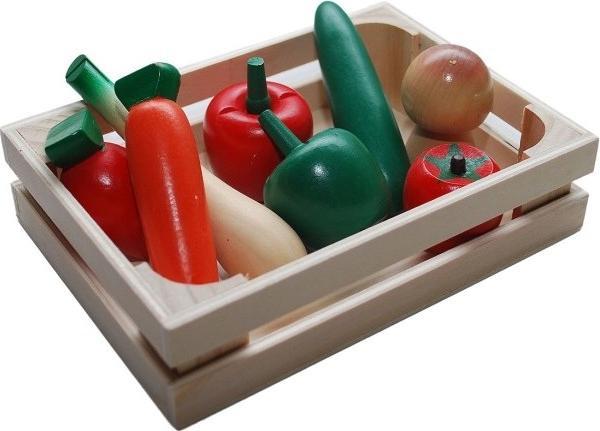 Tanner Vegetables in wooden crate