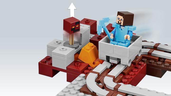 Produktbild LEGO Die Nether-Eisenbahn (21130, LEGO Minecraft)