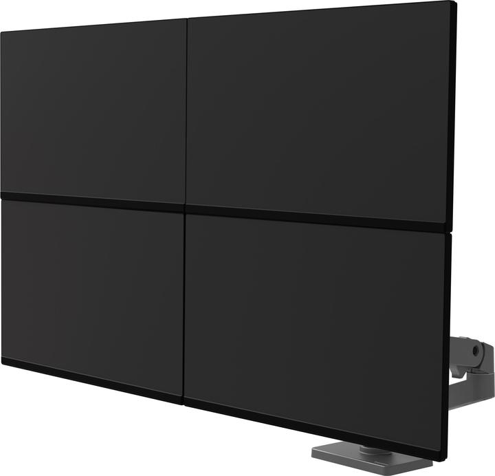 Produktbild Ergotron LX PRO ARM DUAL DISPLAY STACKING darkgrey (Tisch, 27.01")