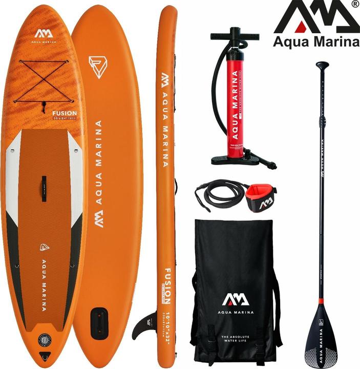 Produktbild Aqua Marina All-Around SUP Board 330x81cm Reissverschlussrucksack Double Action-Pumpe LIQUID AIR Padd (10'10")