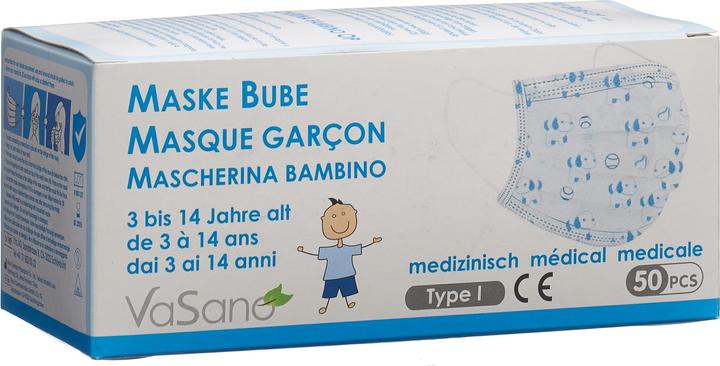 Produktbild VaSano Maske für Bube (Keine offizielle Schutzklasse, 50 x)
