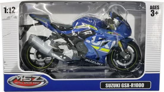 Actual product image MSZ Motorcycle SUZUKI GSR-R1000, 1:12