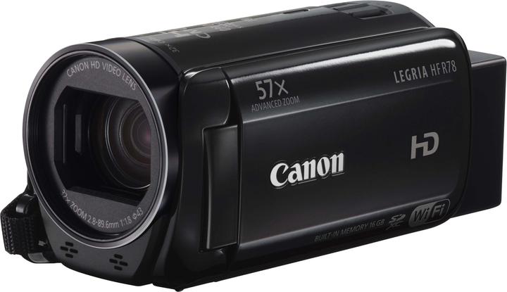 Actual product image Canon LEGRIA HF R78 Black (3.28 Mpx, 50p, 32 x)