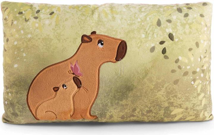 Image du produit NICI 61226 Coussin Capybara Capy-Barbara 43x25cm GREEN (43 x 25 cm)