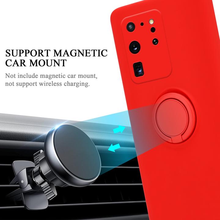 Image du produit Cadorabo TPU Liquid Ring Silicone Case Cover (Samsung Galaxy S20 Ultra)