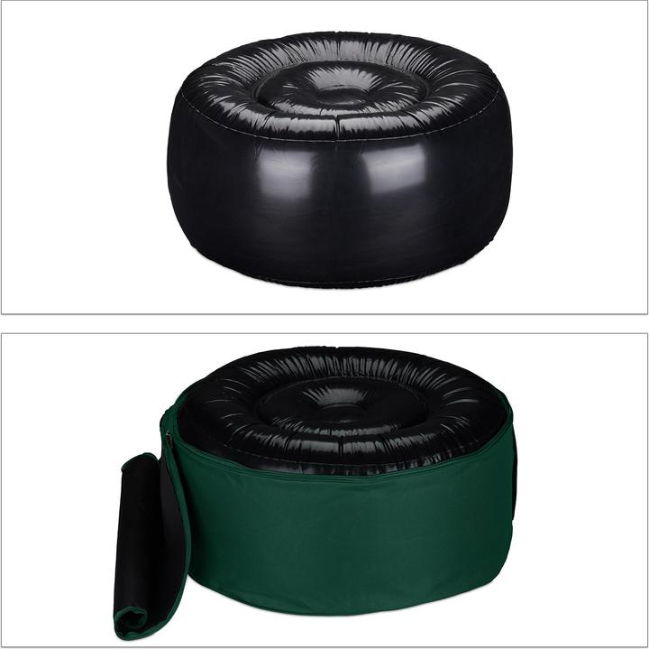 Actual product image Relaxdays Inflatable stool