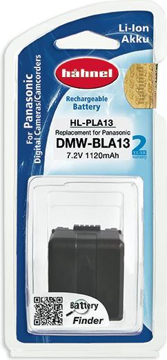 Image du produit Hähnel HL-PLA13 Panasonic DMW-BLA13, 1120mAh, 7.2V, 8.1Wh