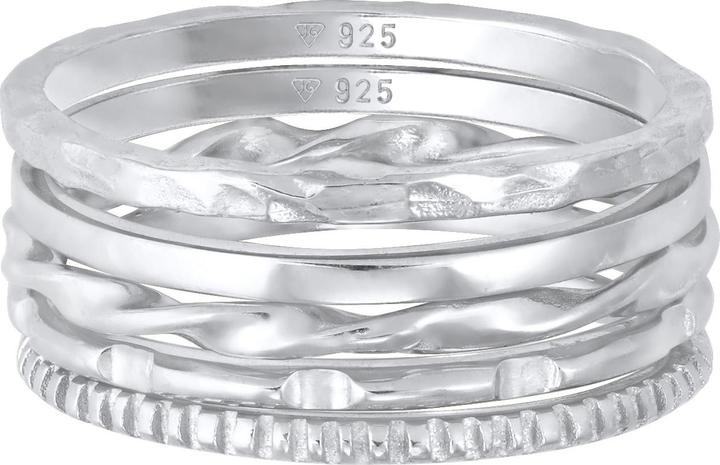 Image du produit Elli Basic Ring, set de bagues (54, Argent 925)