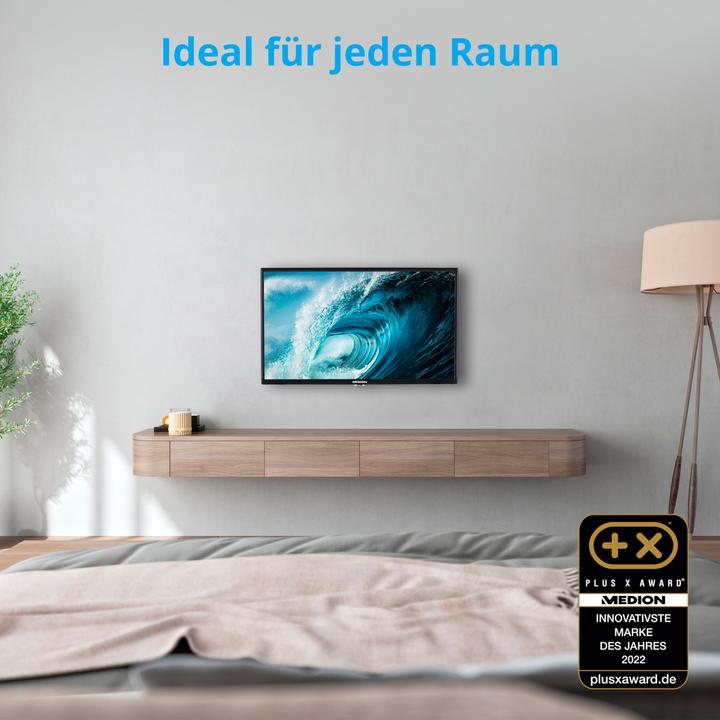 Produktbild Medion LIFE® E12421 (MD 20113) LCD-TV 59,9 cm (24") Full HD Display, HD Triple Tuner, integrierter Mediapl (24", LCD)