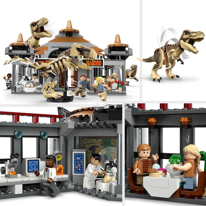 Immagine prodotto LEGO L'attacco del T. rex e del rapace al centro visitatori (76961, LEGO Jurassic World)