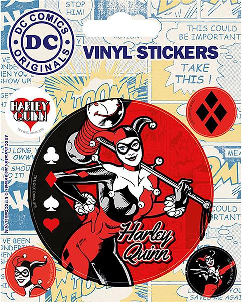 Image du produit Pyramid DC Comics : Harley Quinn (Set d'autocollants 12.5X10)
