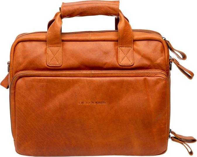 Produktbild New Looxs Radtasche Cali Leder Cognag 17l.