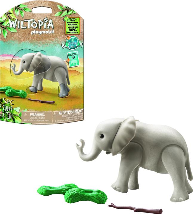 Produktbild Playmobil Junger Elefant (71049, Playmobil Wiltopia)