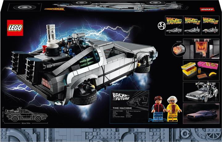Produktbild LEGO Zeitmaschine aus Zurück in die Zukunft (10300, LEGO Icons, LEGO Seltene Sets)