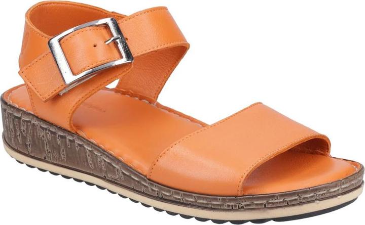 Actual product image Hush Puppies Womens/Ladies Ellie Leather Wedge Sandals (37)