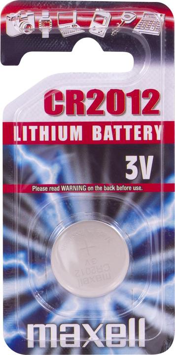 Produktbild Maxell Knopfzelle CR2012 1 Stück (1 Stk., CR2012, 50 mAh)