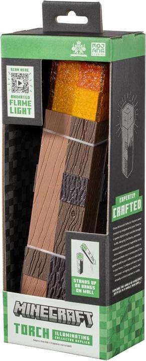 Actual product image Noble Collection Dekoleuchte Minecraft Illuminating Torch