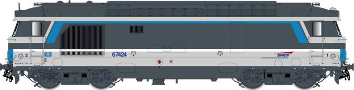 Actual product image Jouef SNCF 4-axle diesel locomotive BB 167424 Multiser (Track H0)