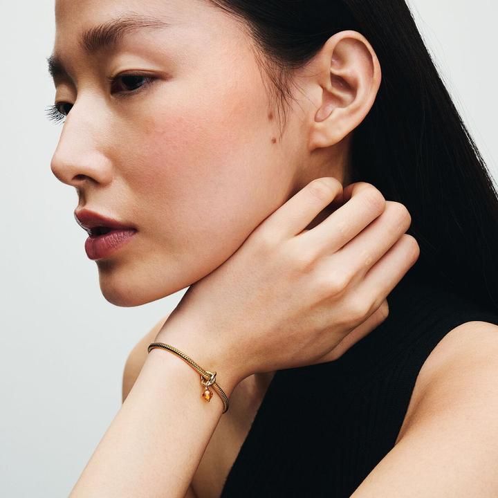Actual product image Pandora Moments birthstone November (Metal, Gold plated)