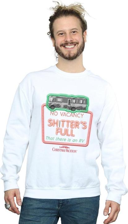 Produktbild National Lampoon´s Vacation National Lampoon's Christmas Vacation Greyscale No Vacancy Sweatshirt (XL)
