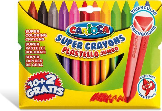 Carioca Plastello Jumbo (Mehrfarbig, 12 x)
