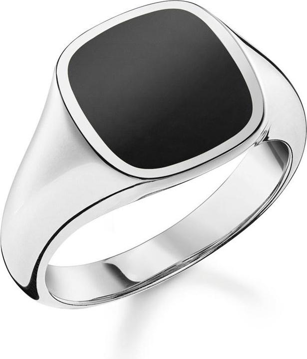 Immagine prodotto Thomas Sabo Anello classico nero (56, 925 Argento)