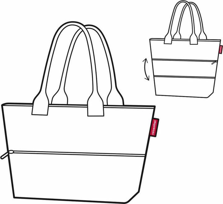 Produktbild reisenthel Tasche Shopper e1 Mixed Dots Red