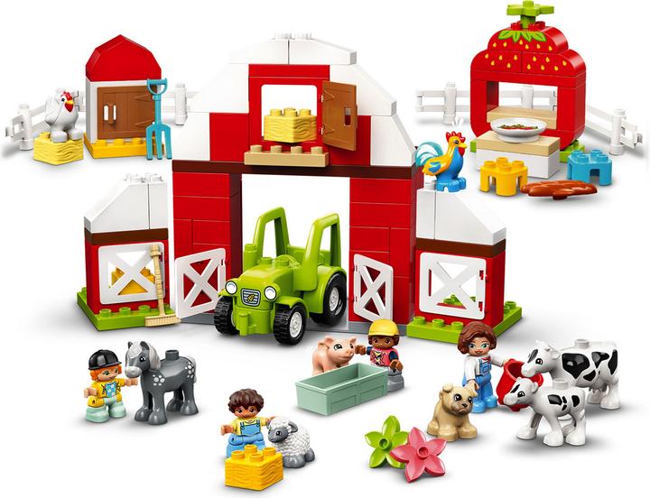 Produktbild LEGO Scheune, Traktor und Tierpflege (10952)