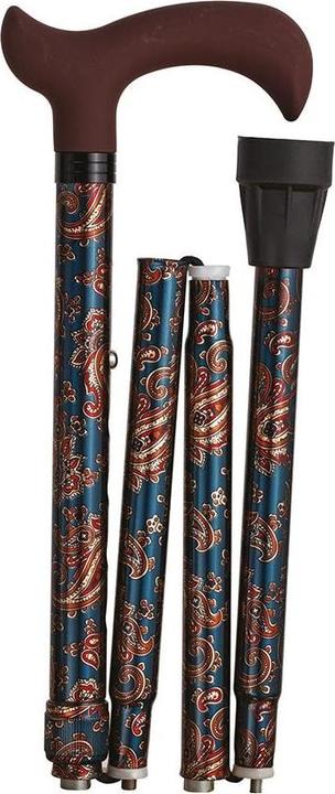 Herdegen Metallstock Fashion faltbar Kashmir Fantasie mit Derby-Softgriff